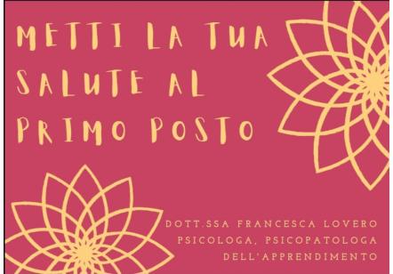 STUDIO DI PSICOLOGIA CLINICA E DELLO SVILUPPO dott.ssa Francesca Lovero